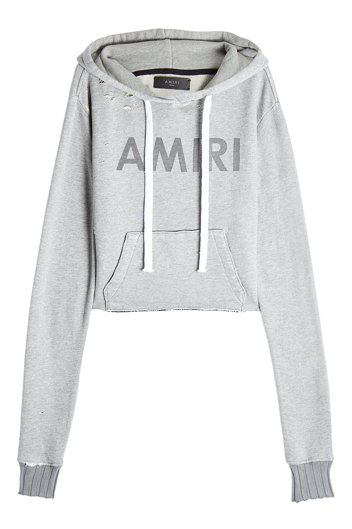 Distressed Hoody with Cotton by Amiri