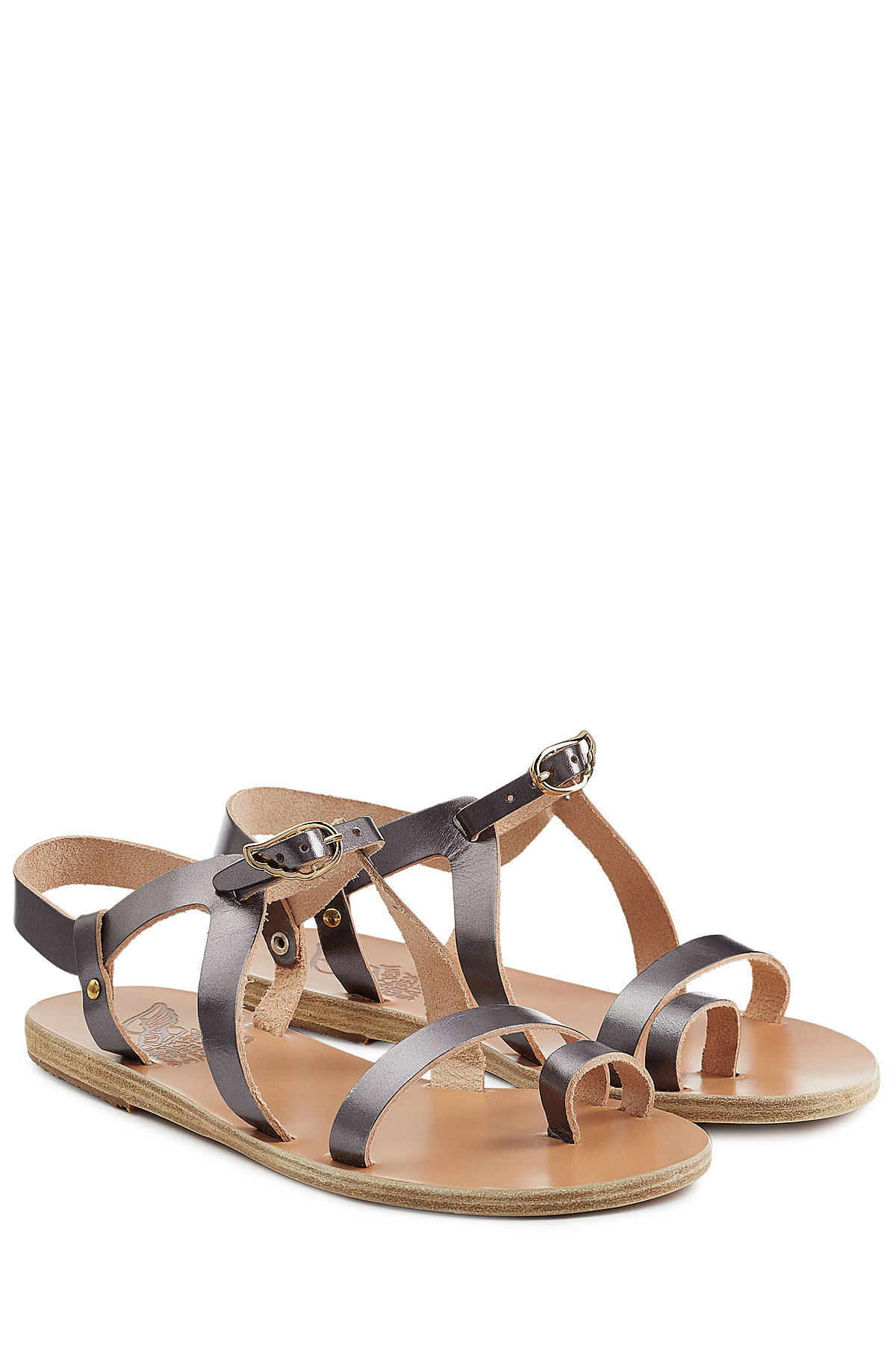 Ancient Greek Sandals - Flat Leather Phoebe Sandals