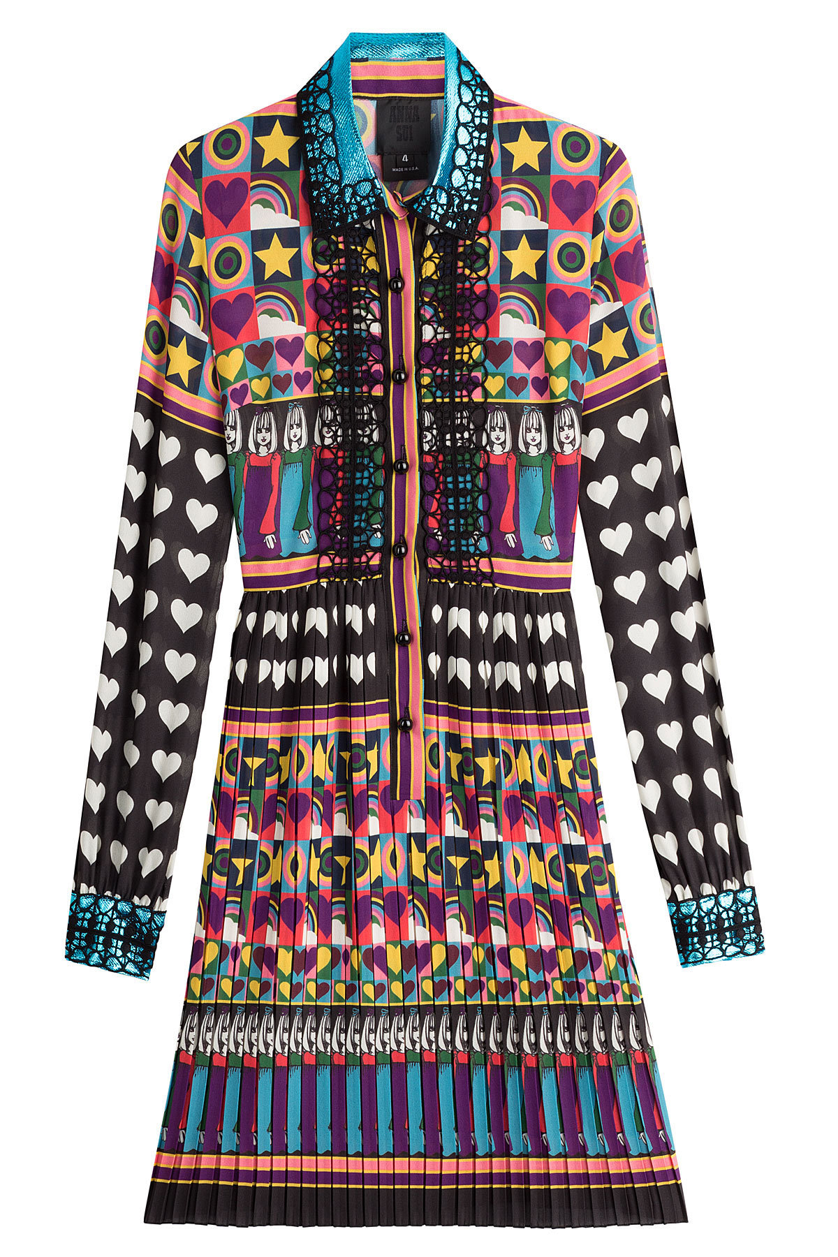 Anna Sui - All You Need Is Love Shirtdress