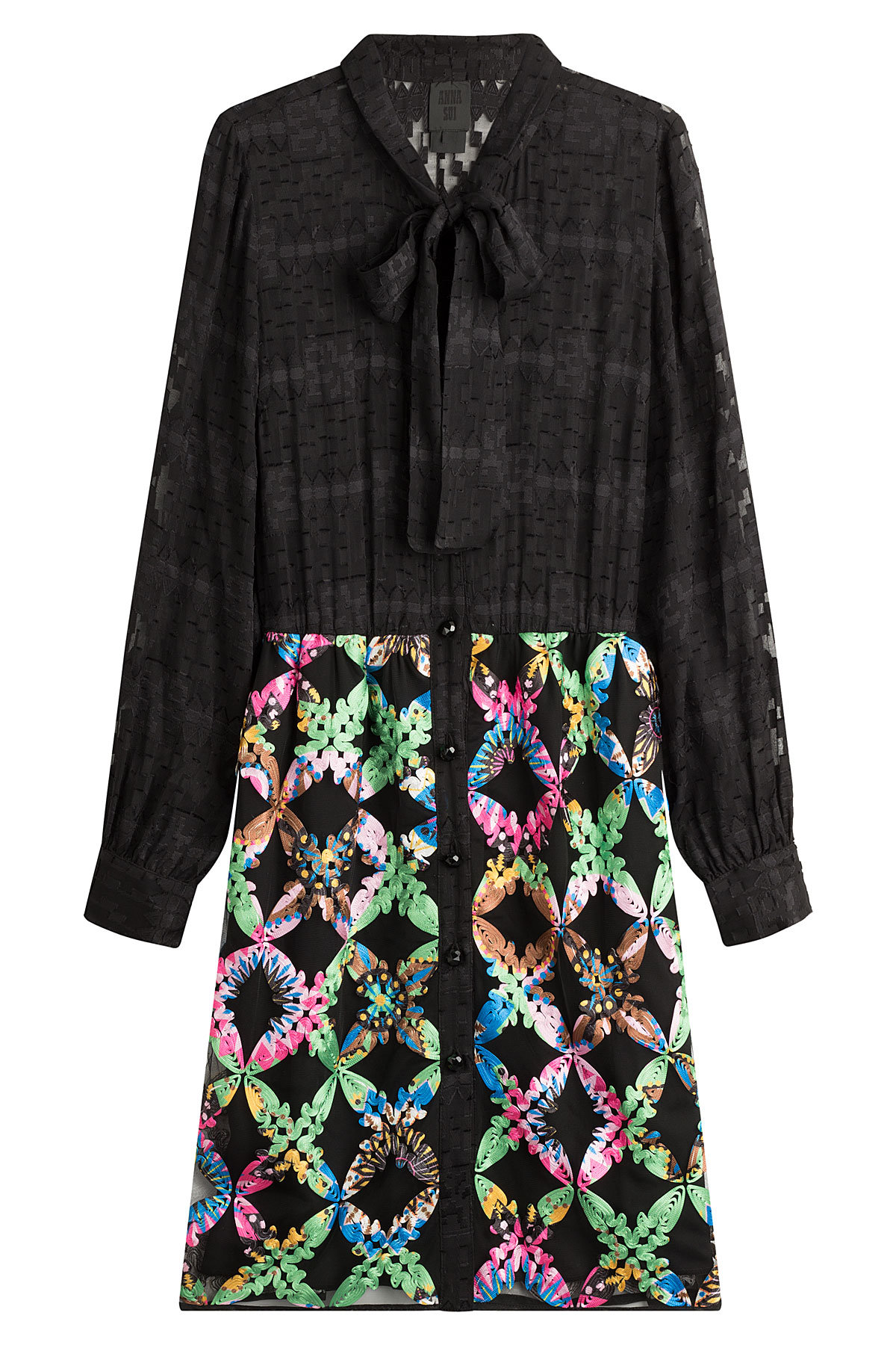 Anna Sui - Dress with Silk