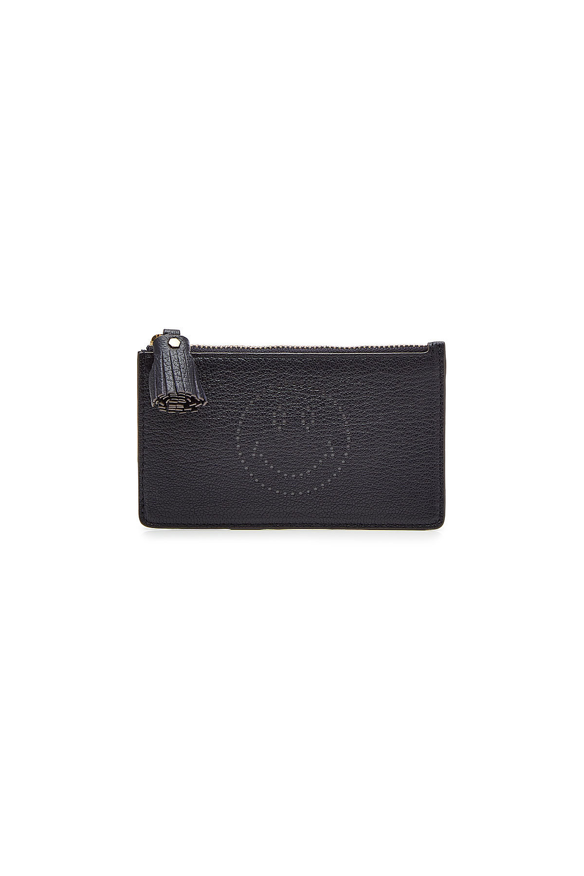 Anya Hindmarch - Smiley Leather Zipped Card and Key Case
