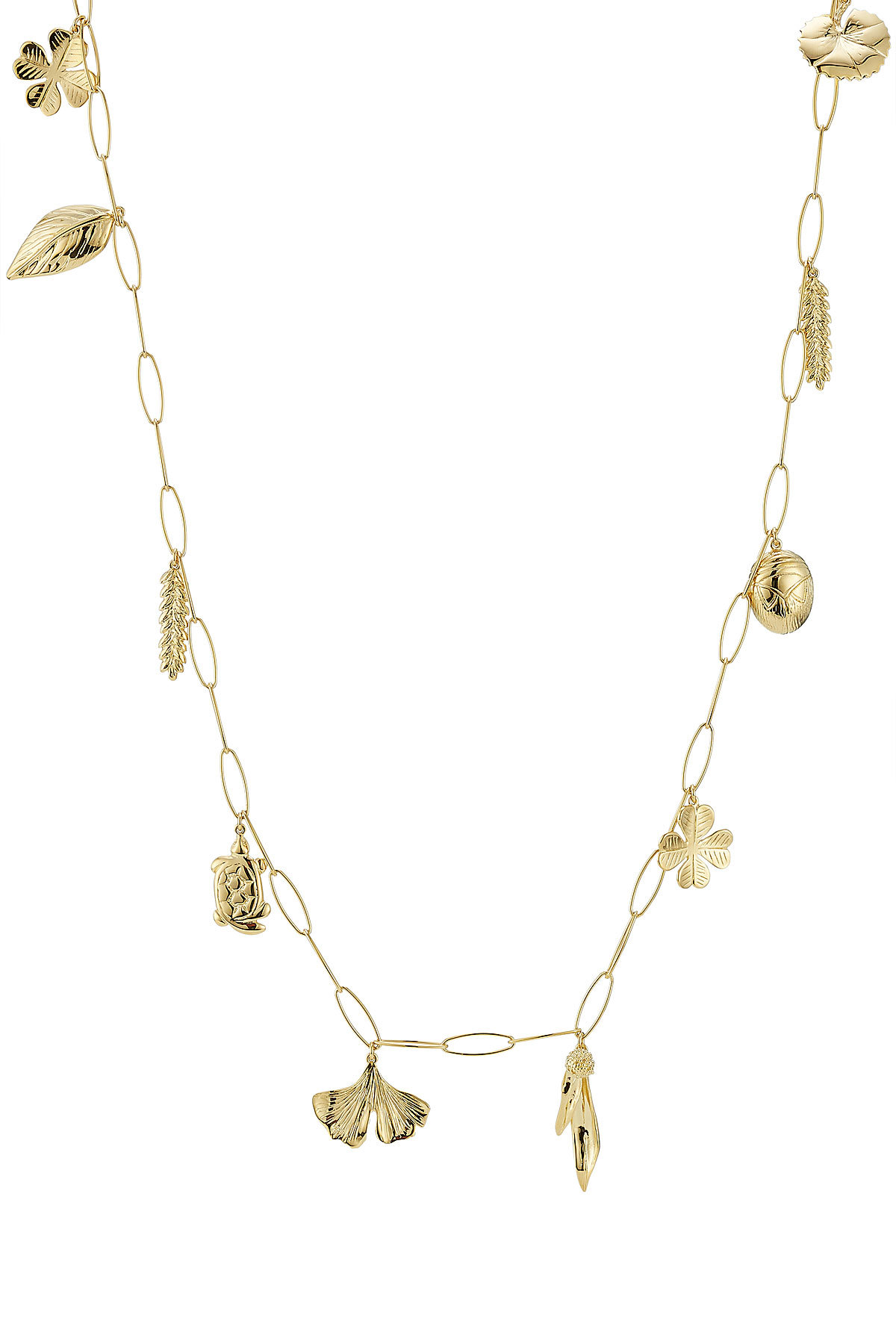 Aurélie Bidermann - 18kt Yellow Gold Plated Earrings with Coral