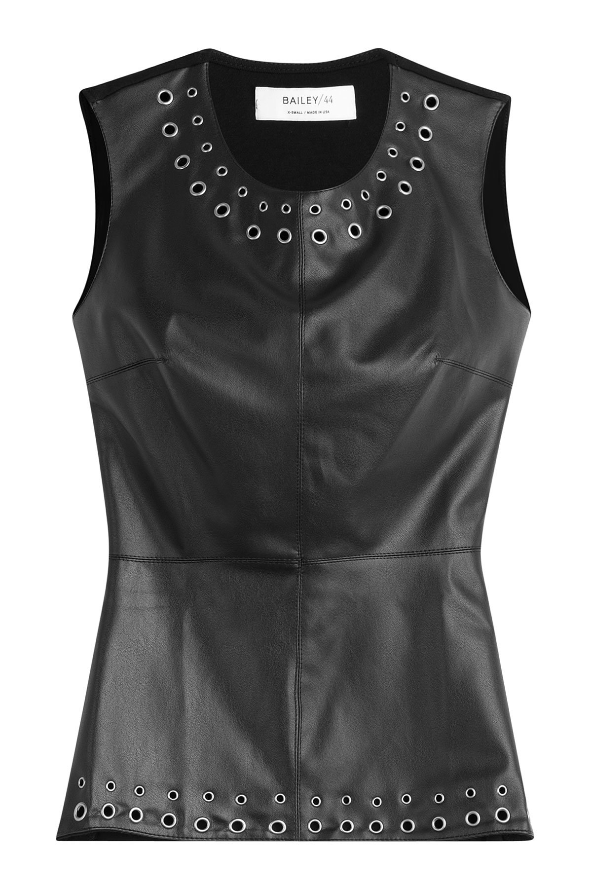 Faux-Leather Top by Bailey 44