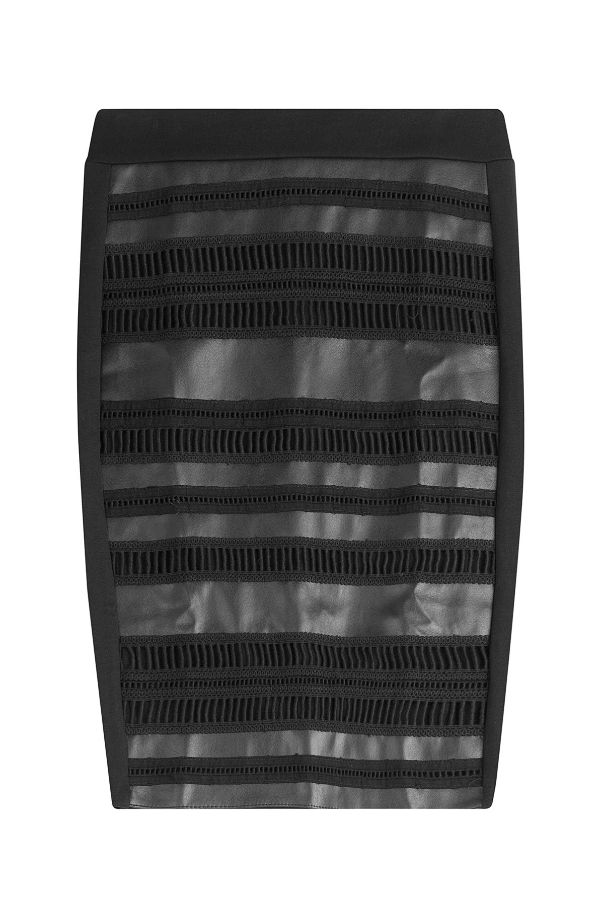 Bailey 44 - Pencil Skirt with Faux Leather