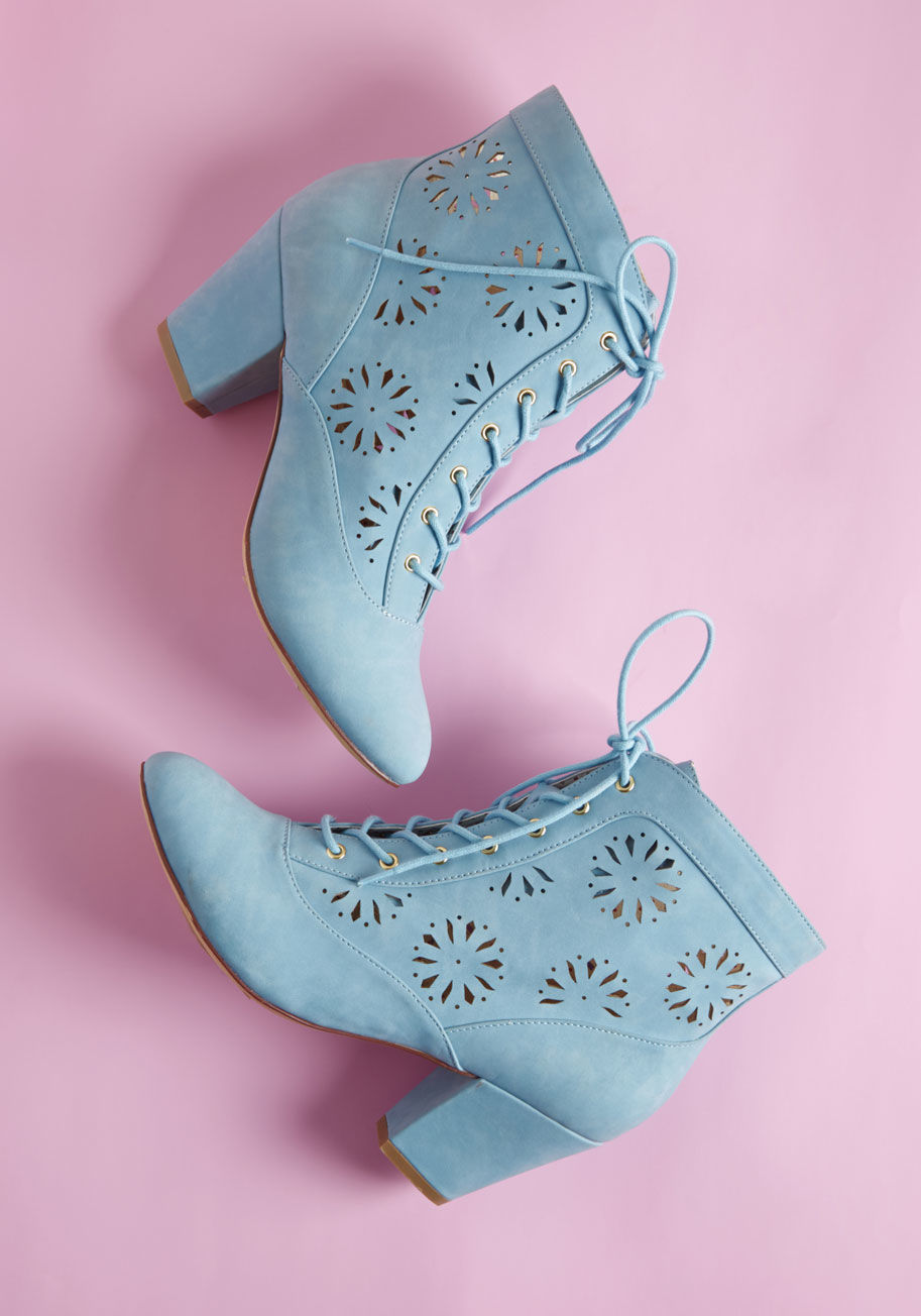 B.A.I.T. Footwear - B.A.I.T. Footwear Floral Footfalls Cutout Bootie