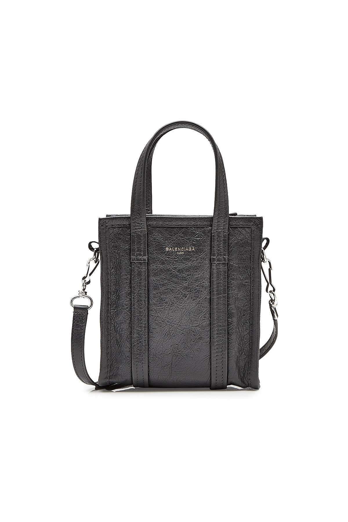 Balenciaga - Bazar XXSmall Leather Shopper