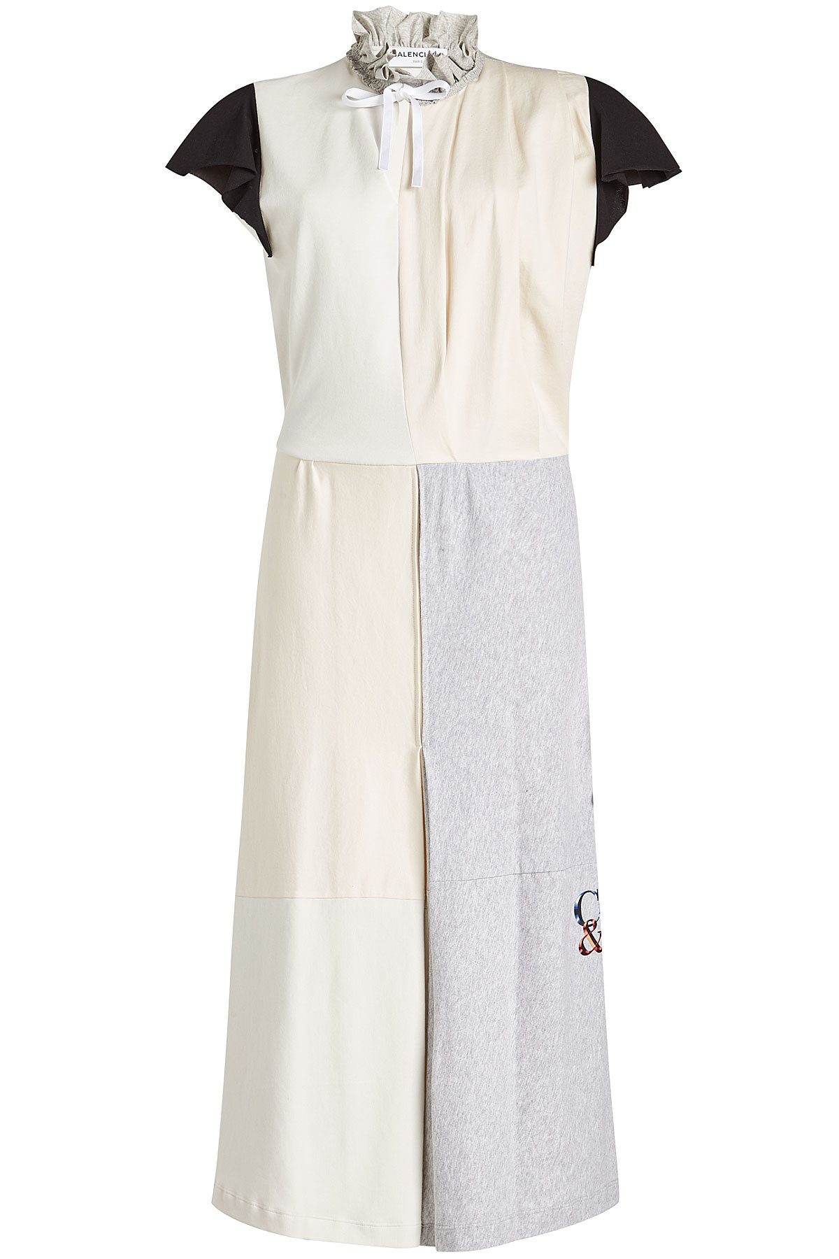 Balenciaga - Capped Sleeve Jersey Dress