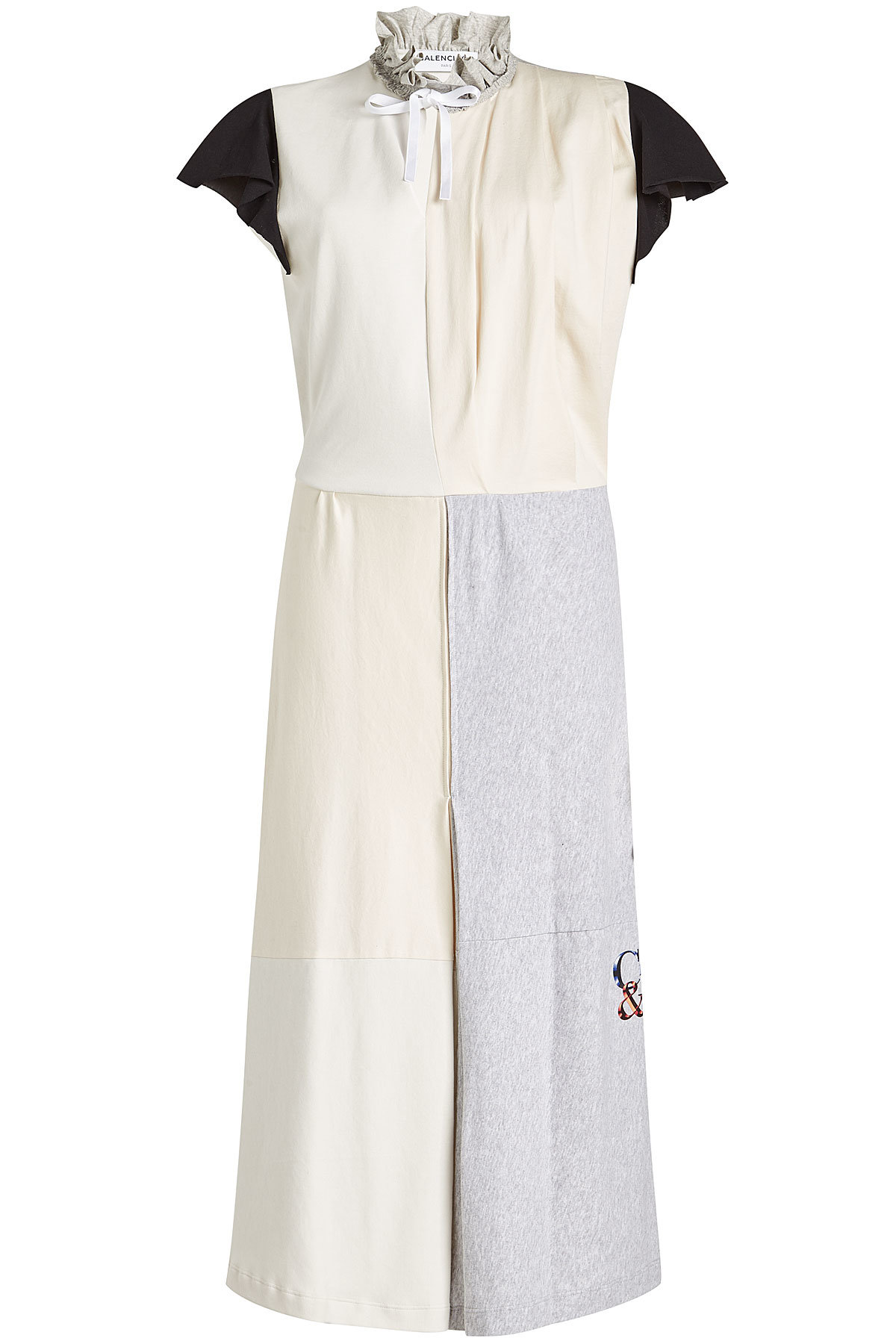 Balenciaga - Capped Sleeve Jersey Dress