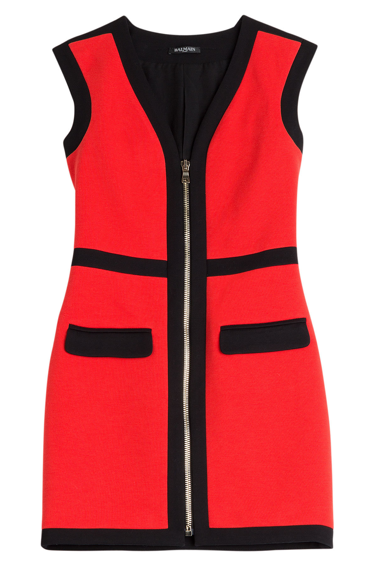 Balmain - Colorblock Cocktail Dress