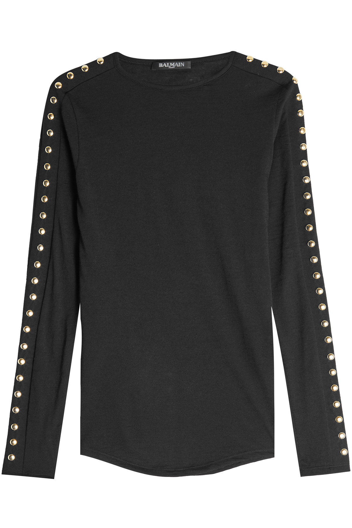 Balmain - Embellished Wool Top