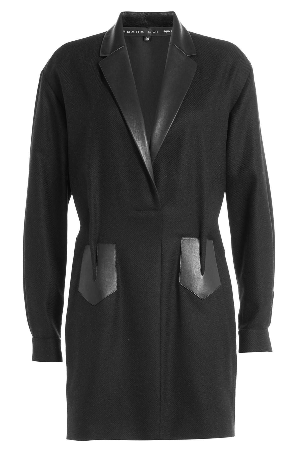 Blazer Dress with Leather by Barbara Bui