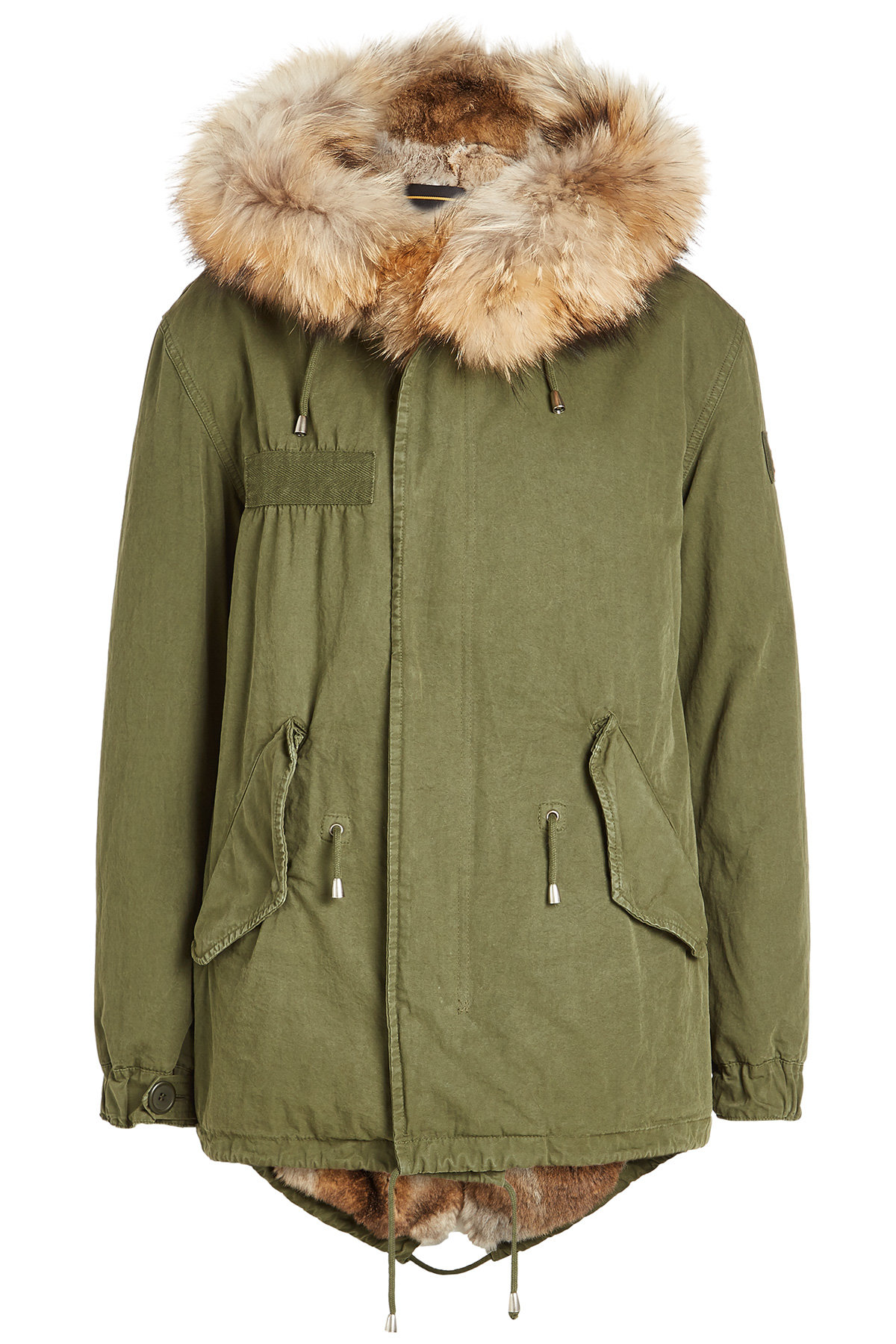 Barbed - Cotton Parka with Fur Lining and Trim