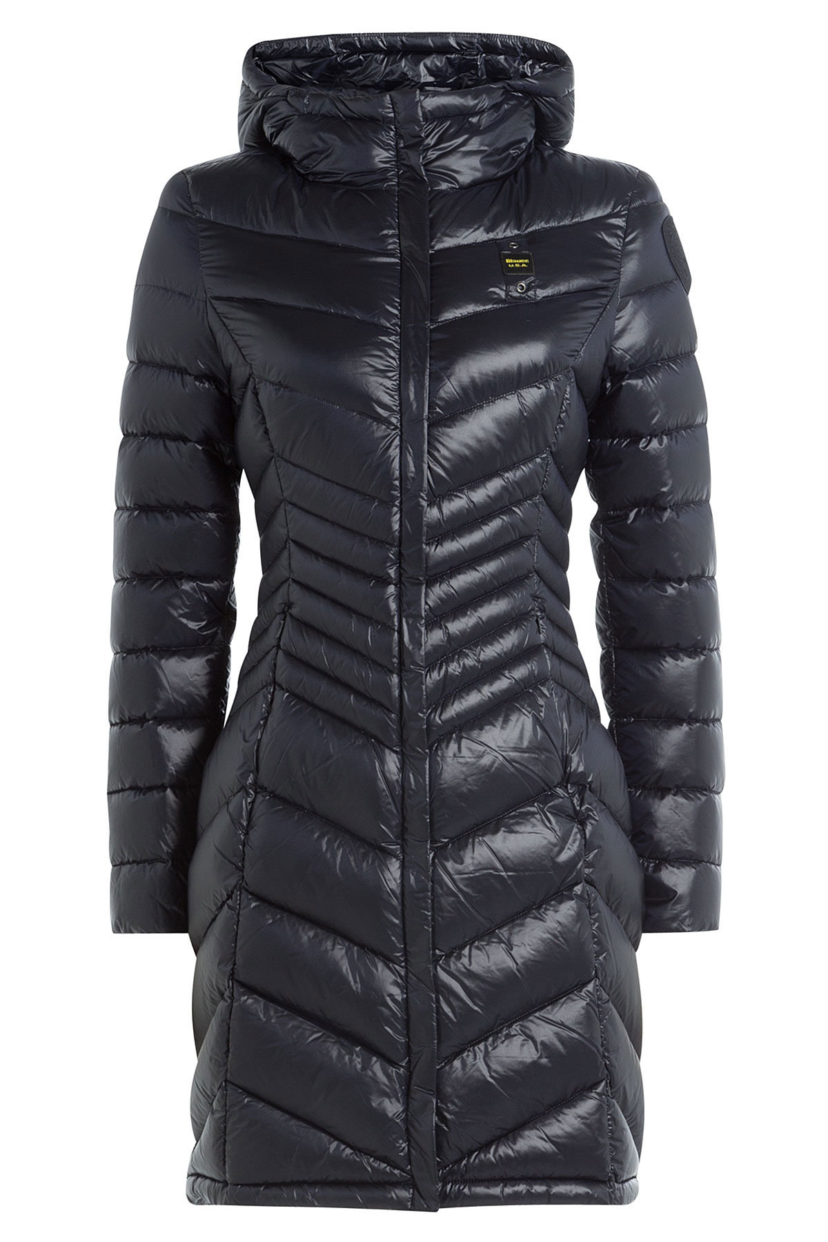 Blauer - Wave Quilted Down Coat