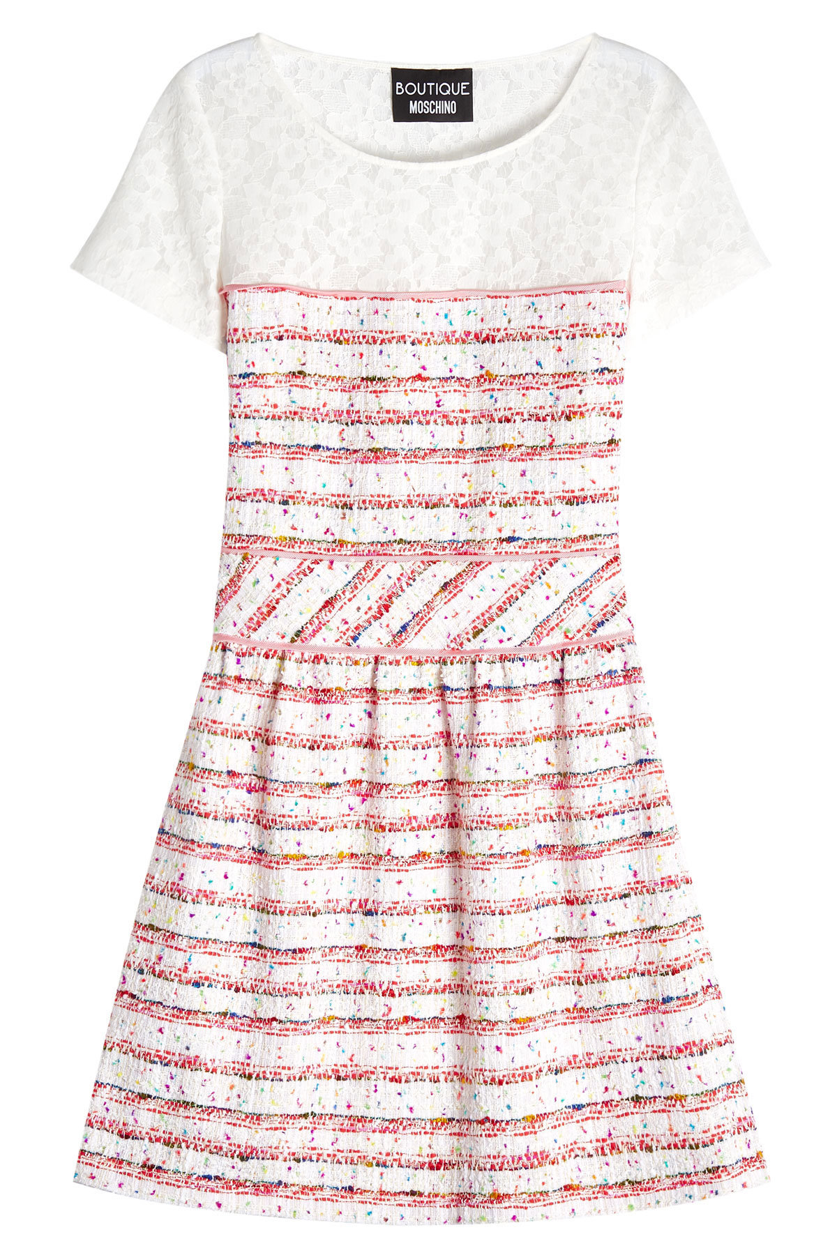 Boutique Moschino - Dress with Bouclé Skirt