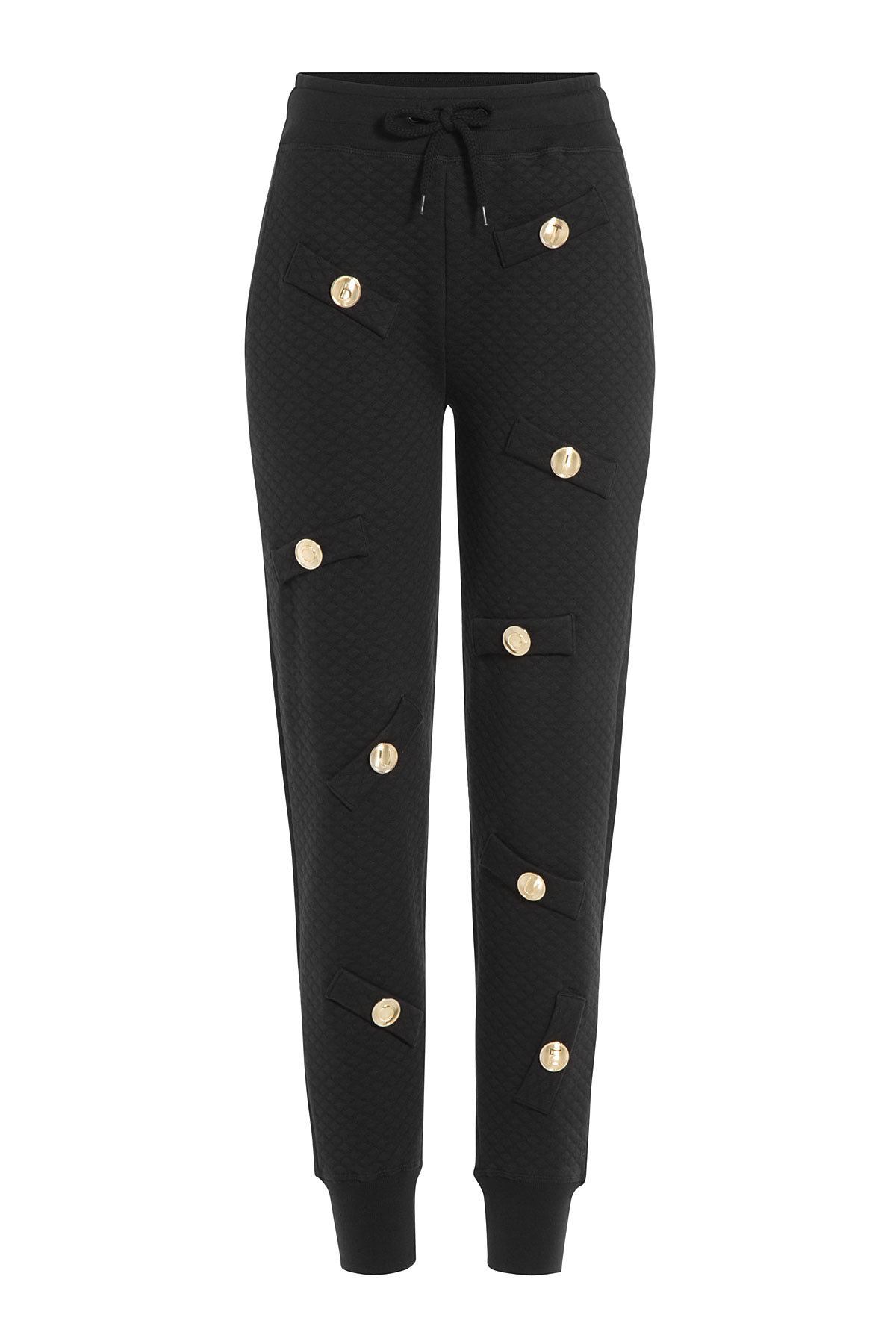 Embellished Cotton Sweatpants by Boutique Moschino