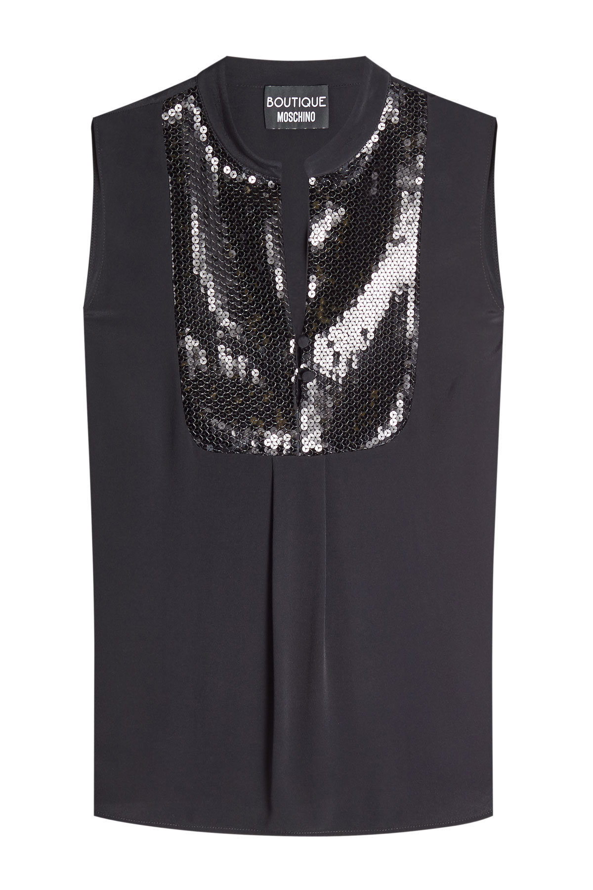 Boutique Moschino - Sleeveless Shell with Sequins