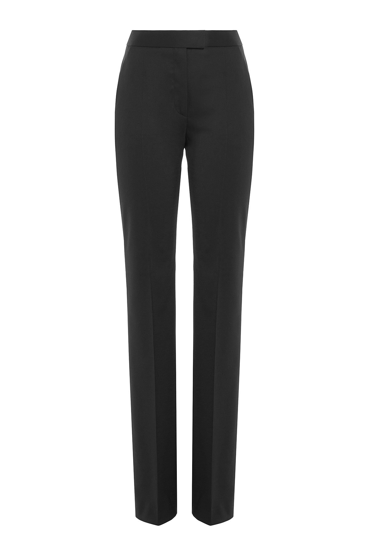 Virgin Wool Wide-Leg Pants by Boutique Moschino