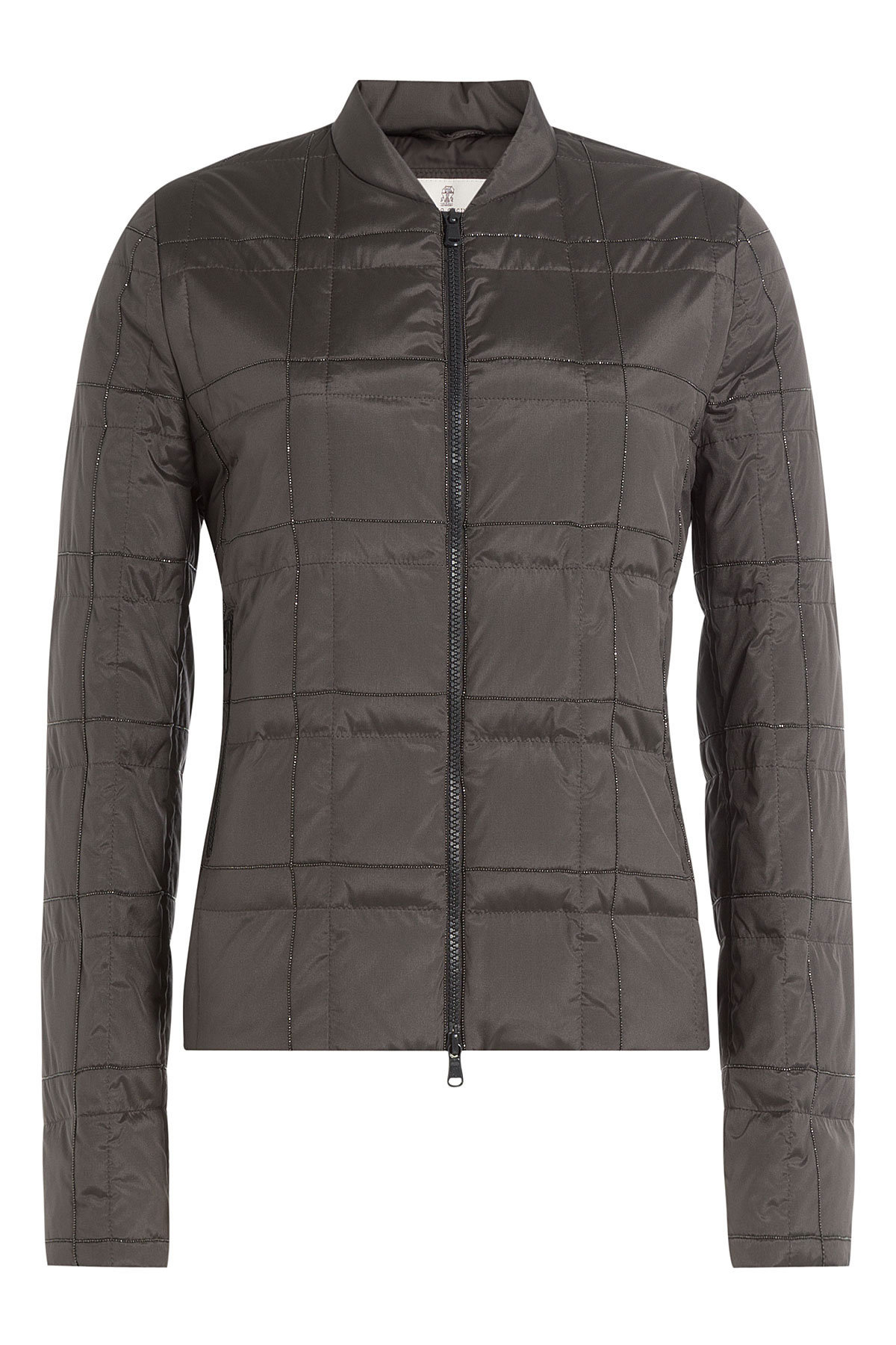 Brunello Cucinelli - Silk Down Jacket  with Embellishment