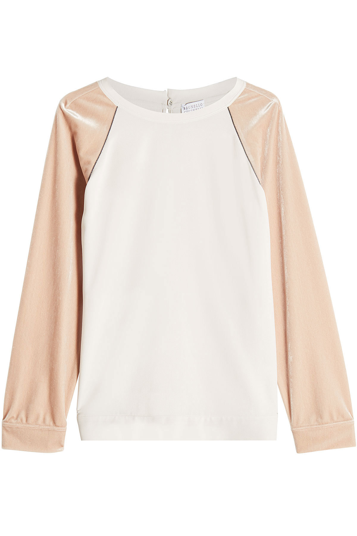 Brunello Cucinelli - Silk Top with Embellishment