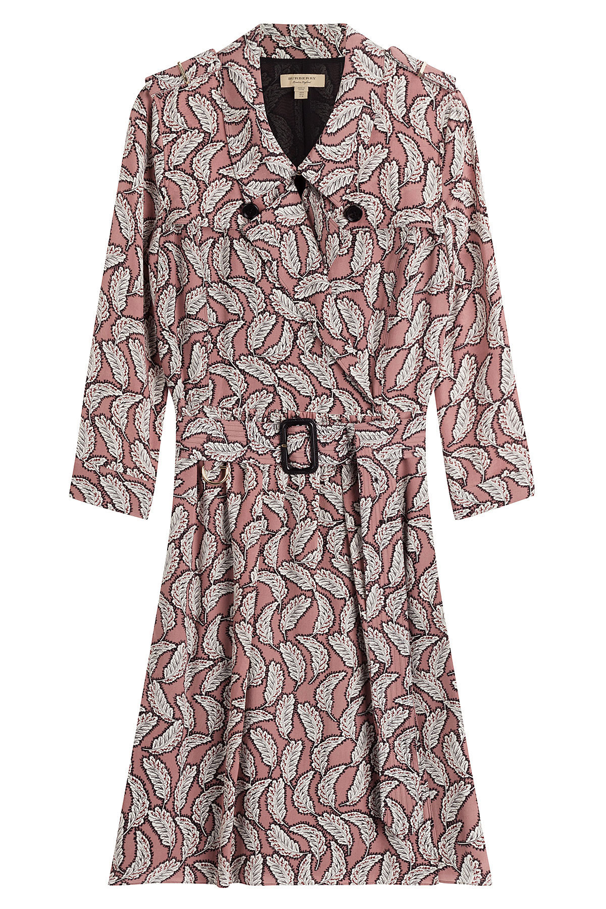 Burberry - Belted Silk Shirtdress