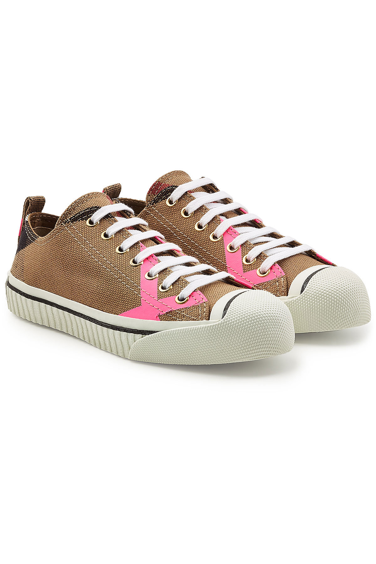 Burberry - Bourne Low Top Fabric Sneakers