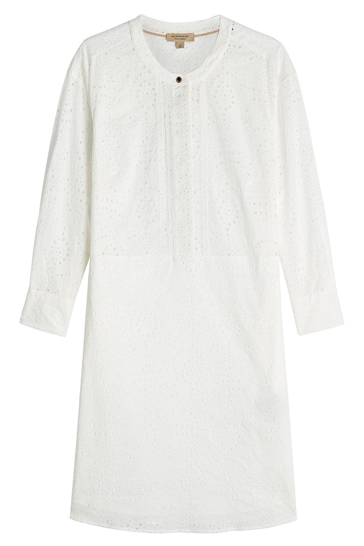 Burberry - Daniela Cotton Dress with Cut-Out Pattern