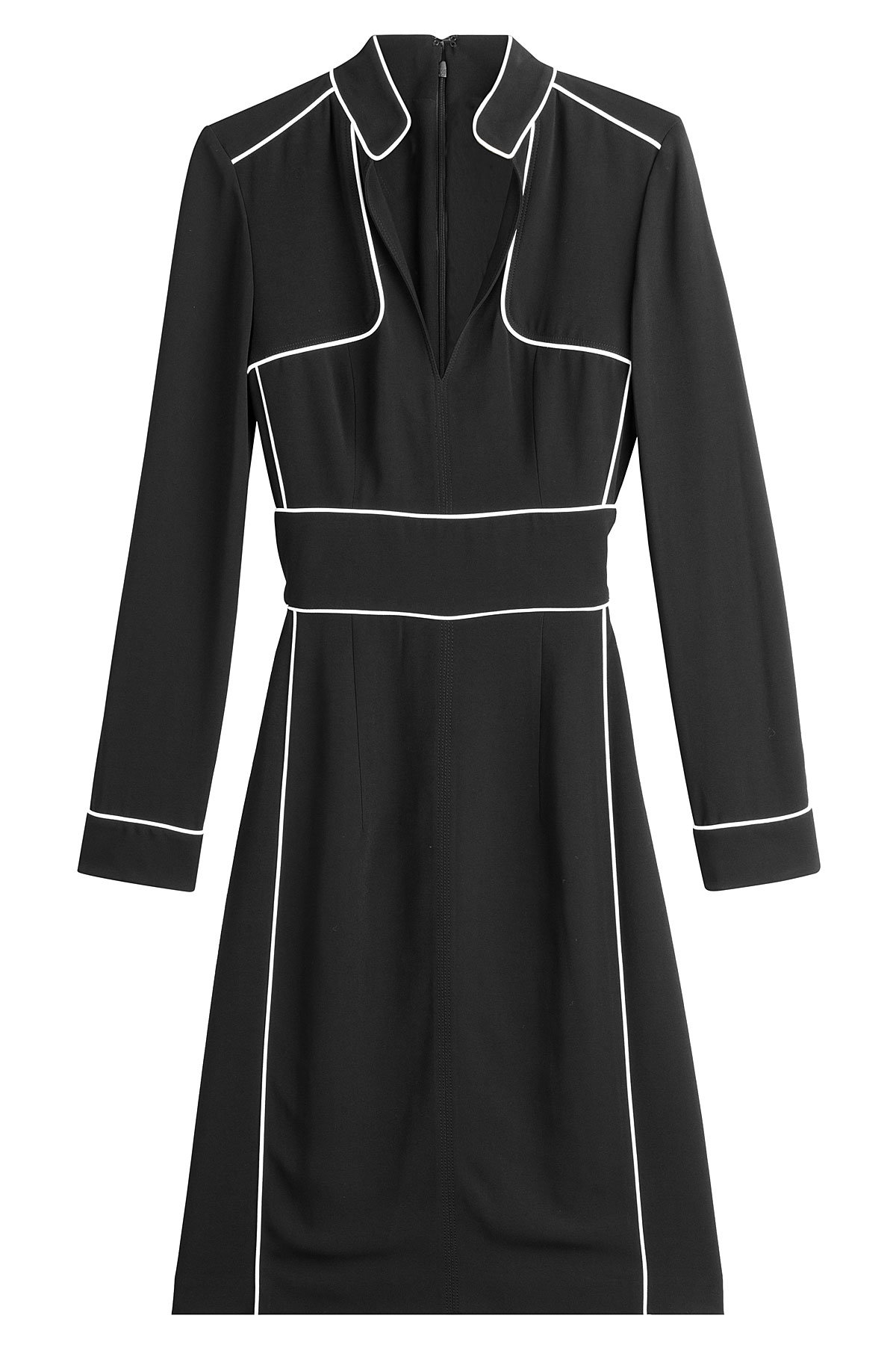 Burberry - Dress with Contrast Piping