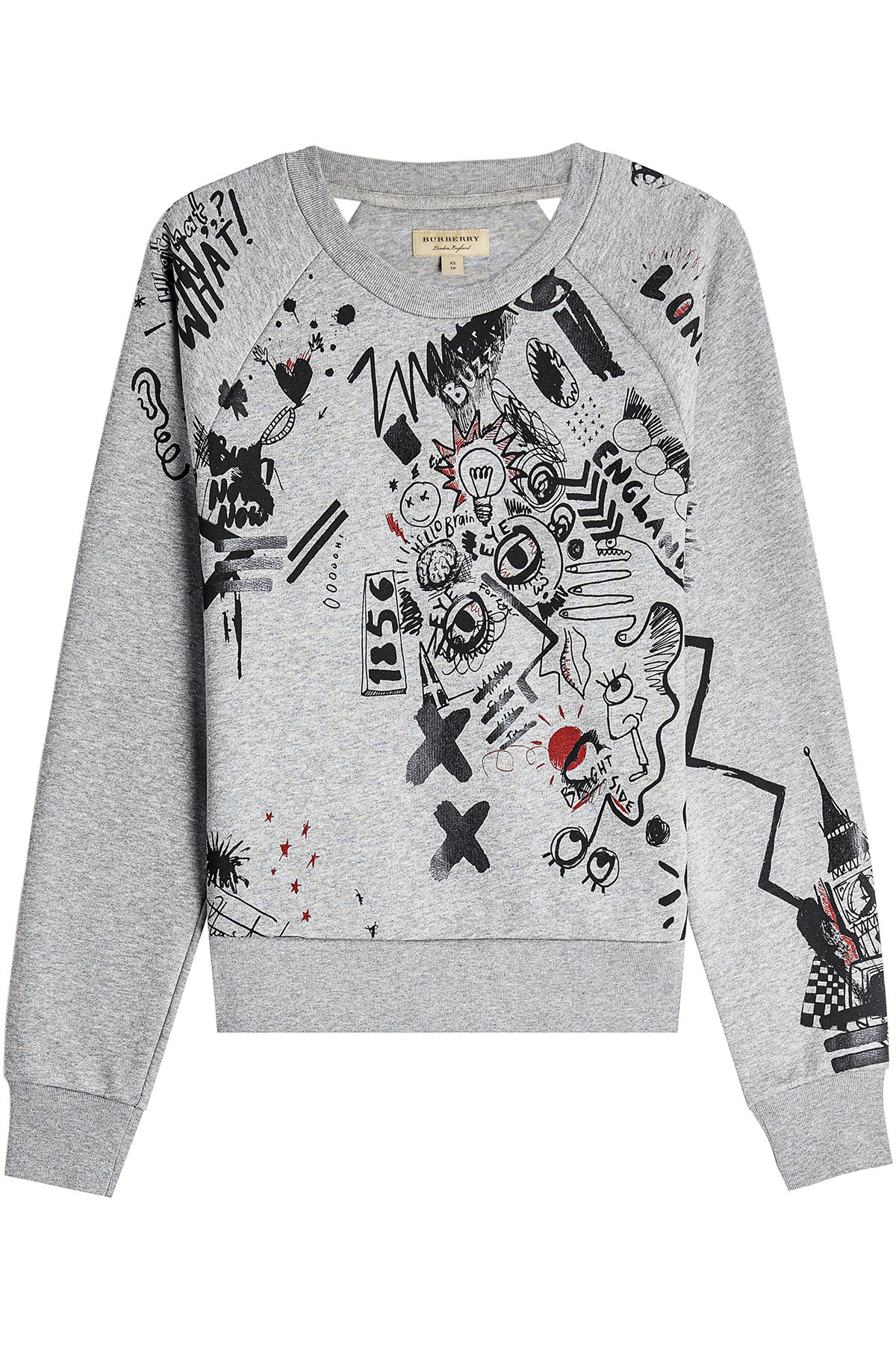 Gavarresa Doodle Cotton Sweatshirt by Burberry