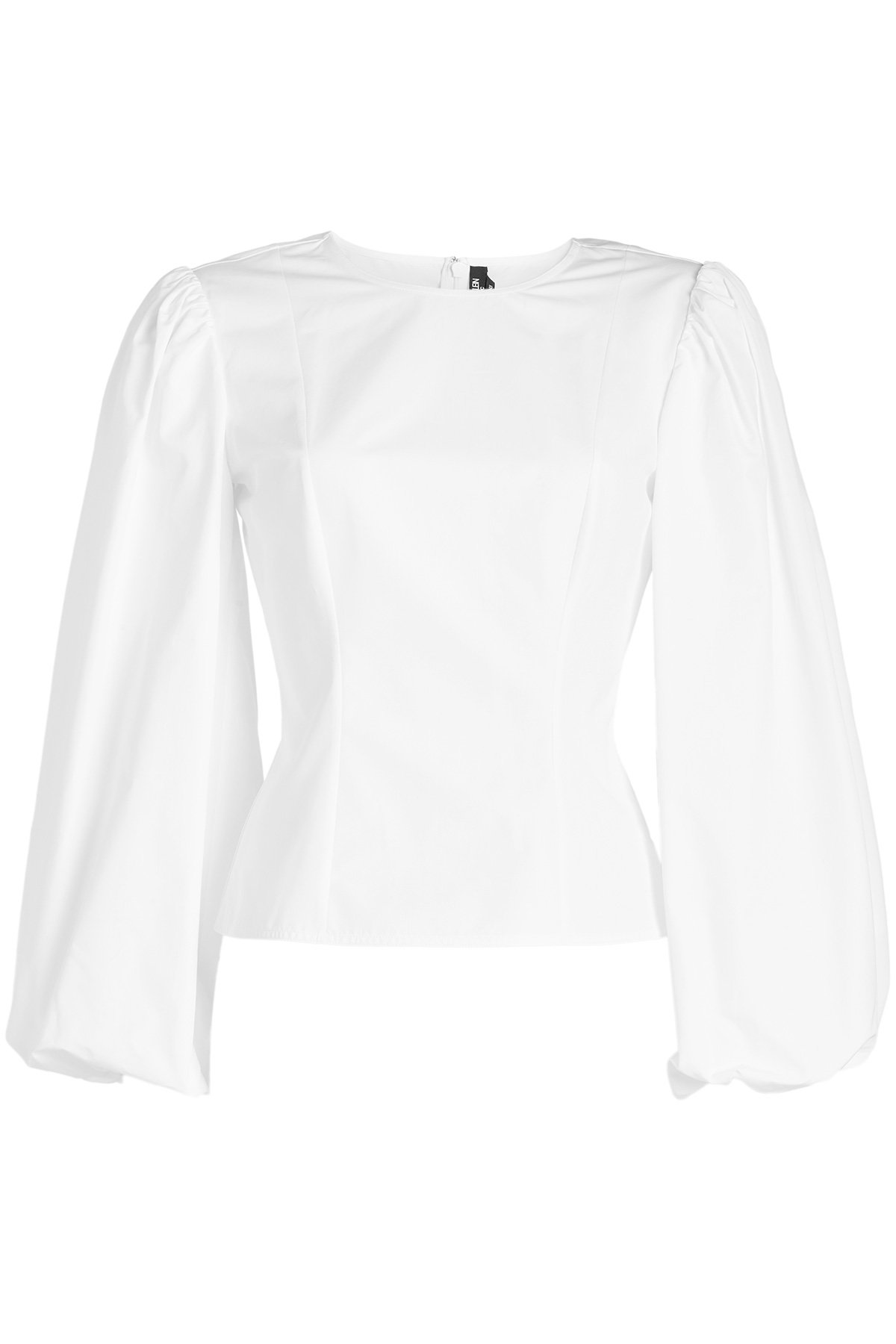 Ballon Sleeve Cotton Top by CALVIN KLEIN 205W39NYC