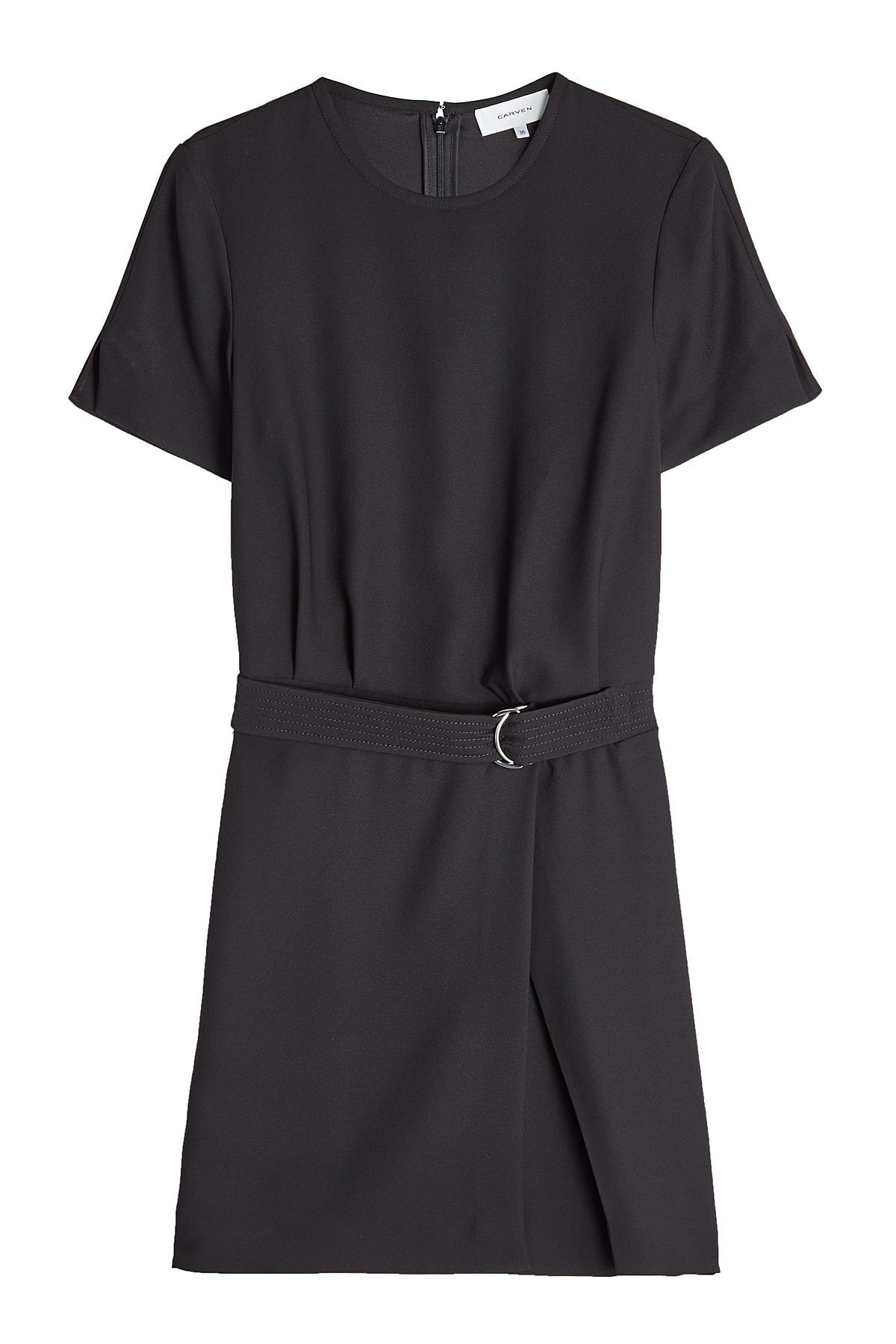 Carven - Crepe Dress with Belt
