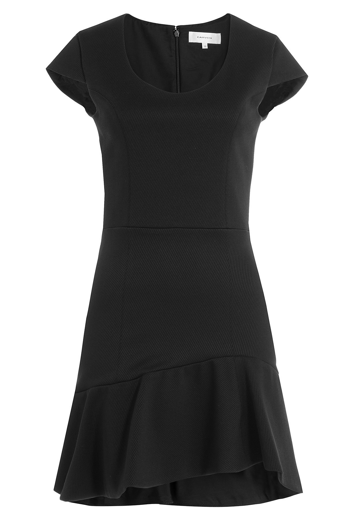 Carven - Dress with Ruffled Skirt