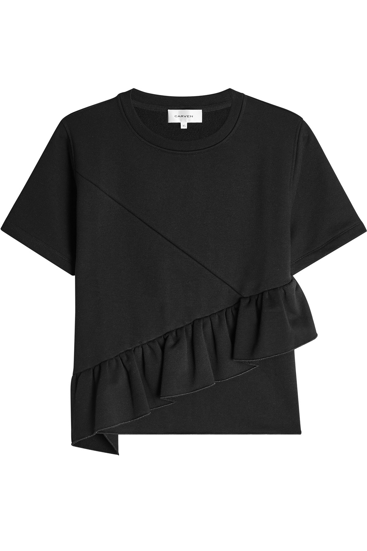 Carven - Flutter Top with Cotton