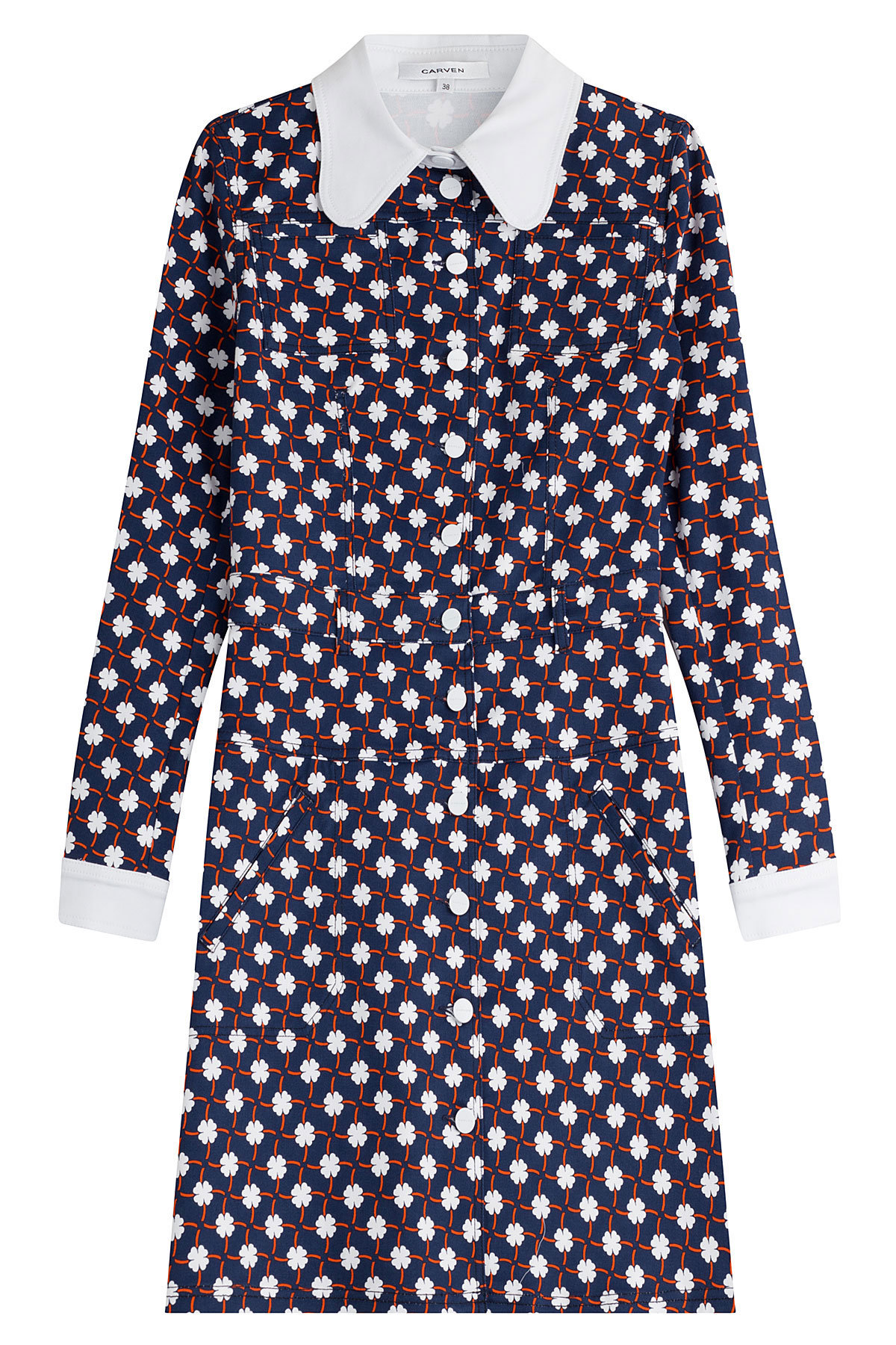 Carven - Printed Cotton Dress