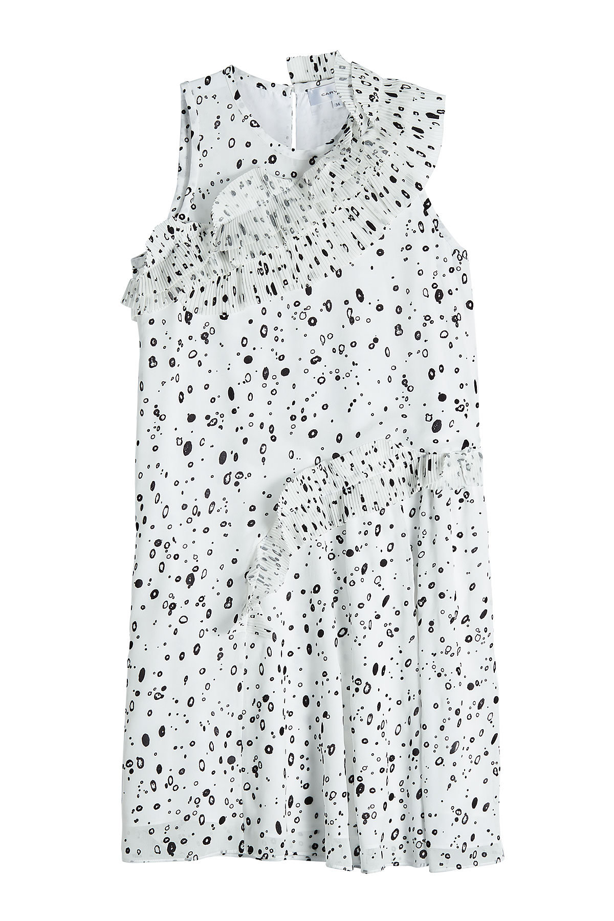 Carven - Printed Crepe Shift Dress