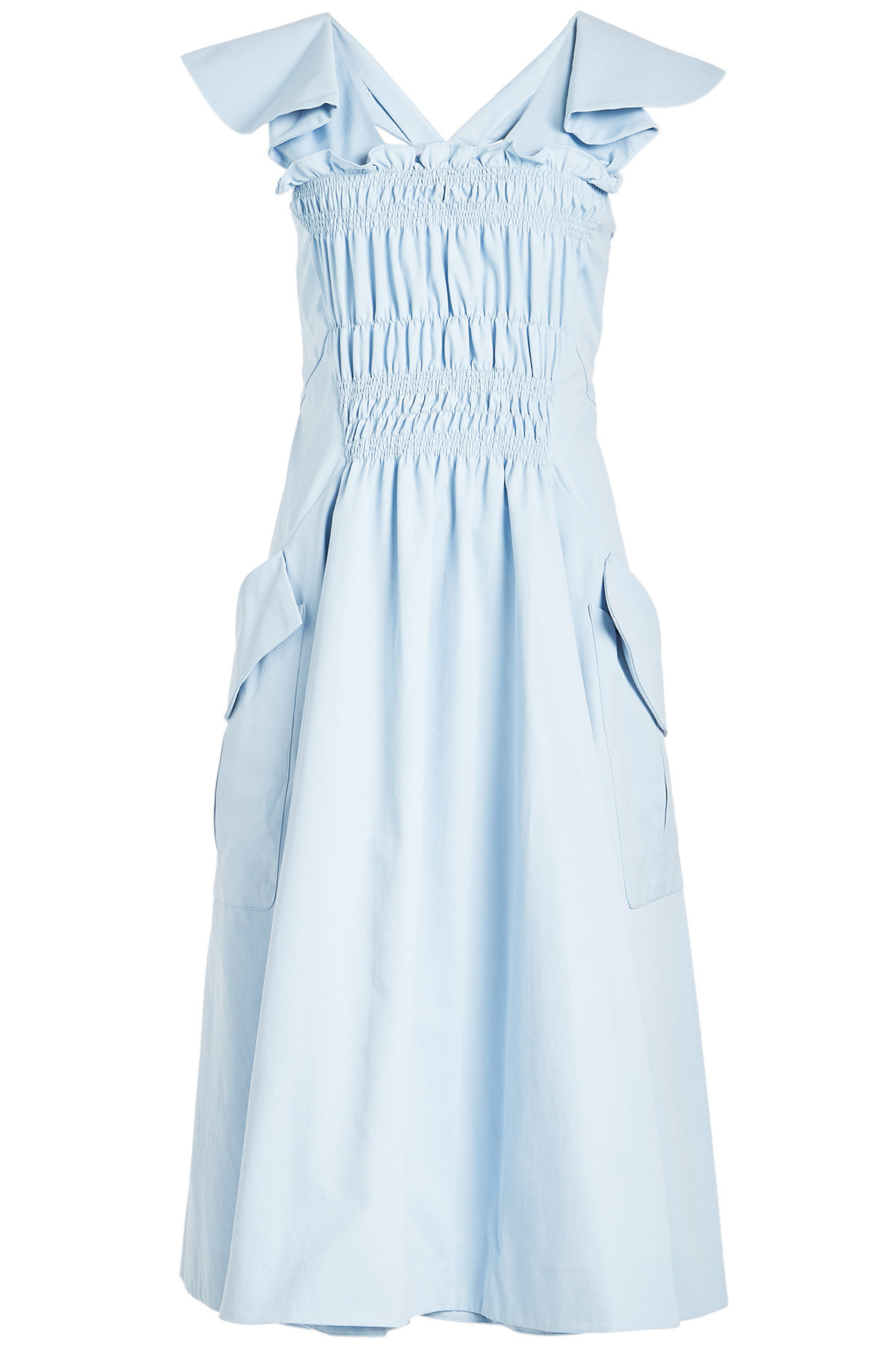 Carven - Ruched Cotton Dress
