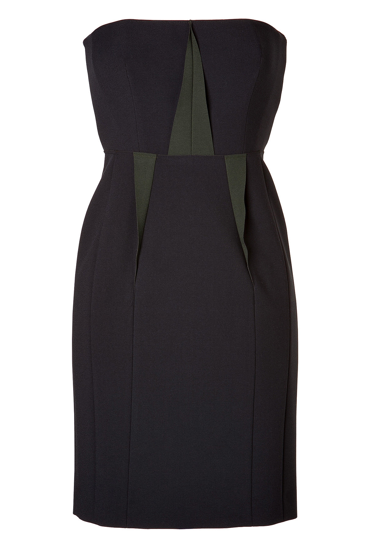 Cédric Charlier - Strapless Dress in Black