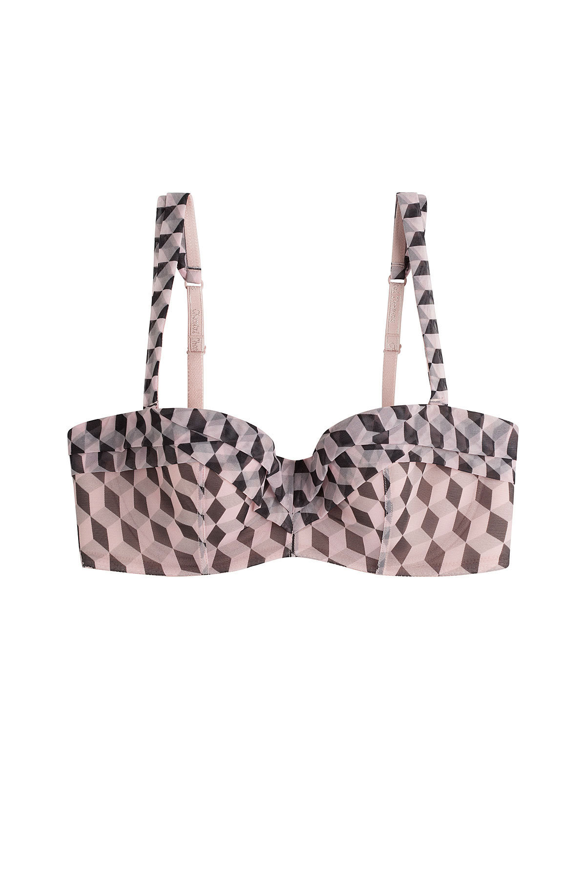 Chantal Thomass - Printed Mesh Padded Push-Up Bra