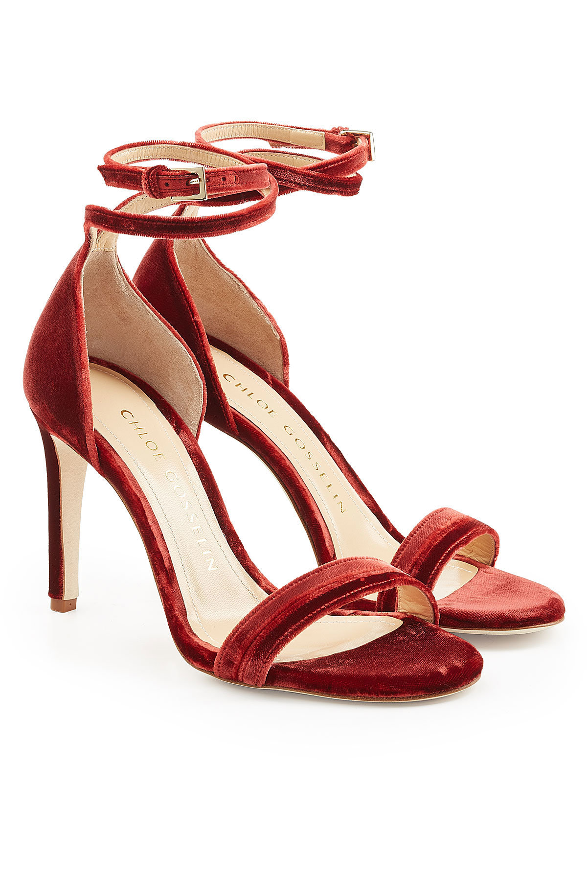 Chloe Gosselin - Narcissus Velvet Sandals