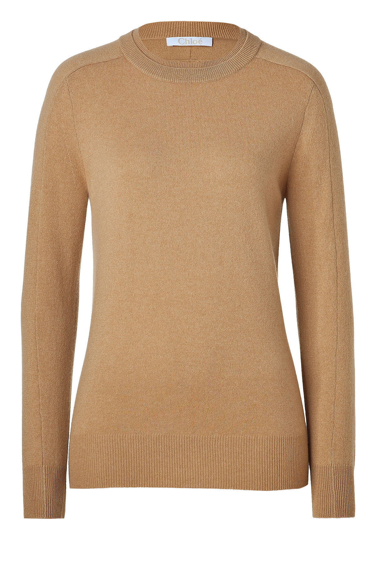 Sandalwood Cashmere Crew Neck Pullover by Chloe