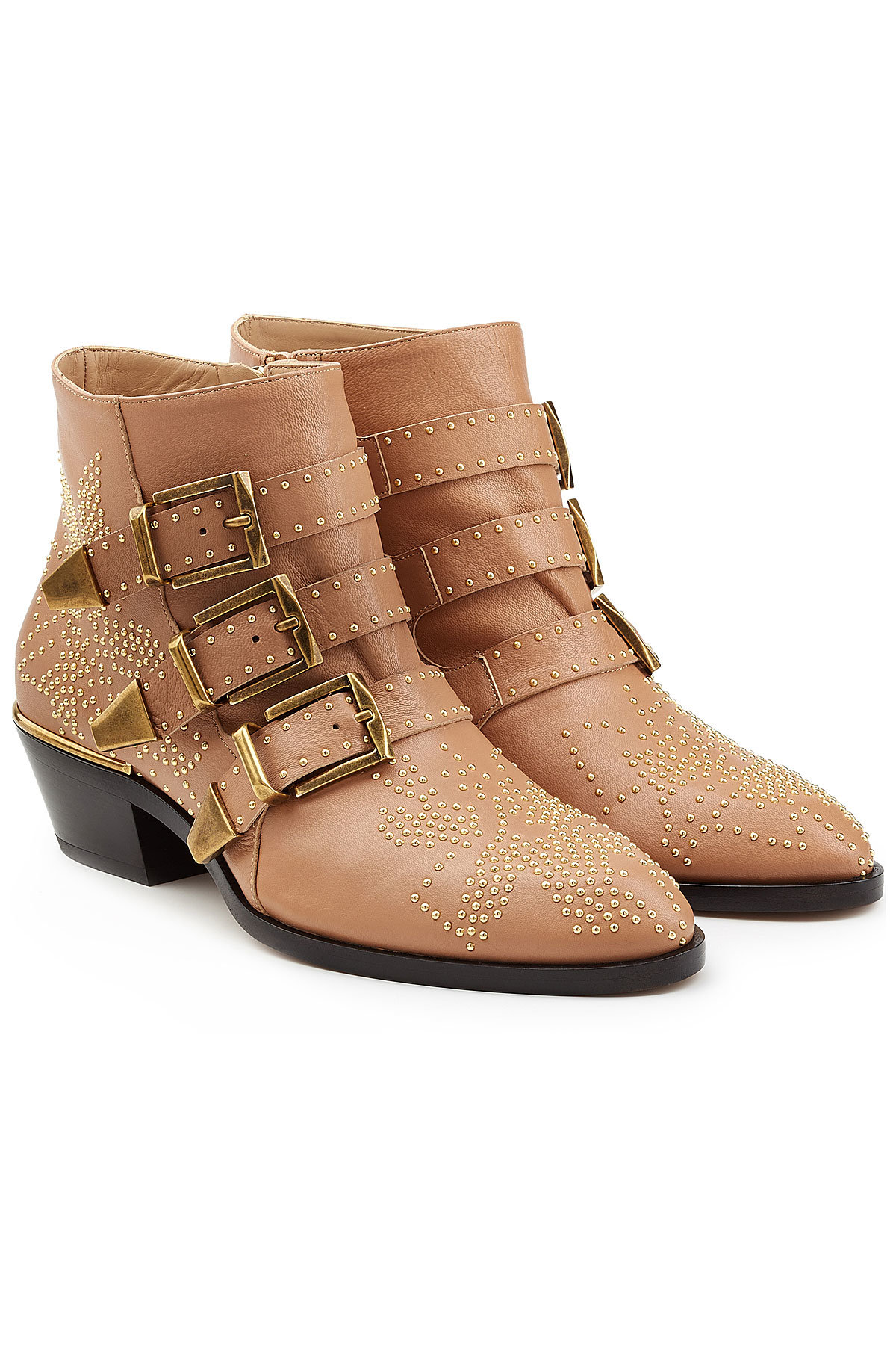 Chloe - Studded Ankle Boots