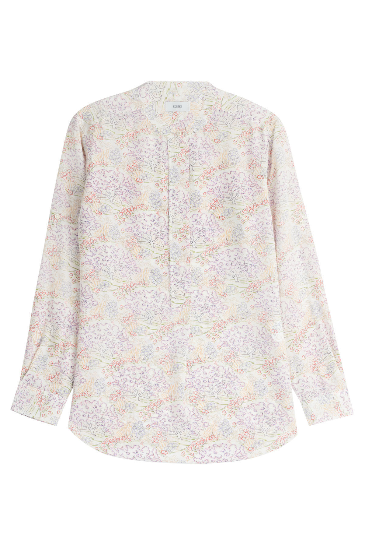 Silk Blouse with Allover Print by Closed