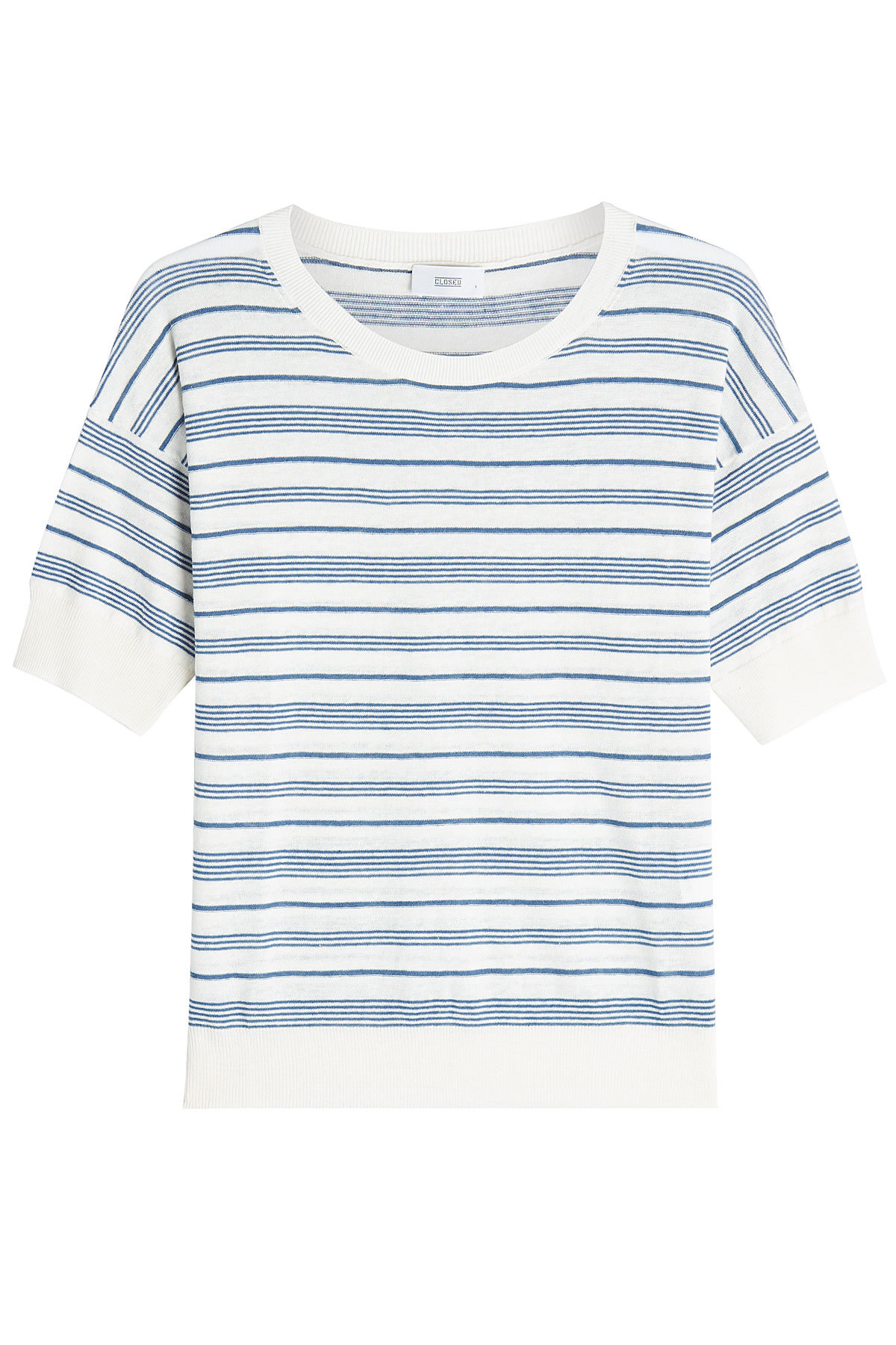 Closed - Striped Linen and Cotton Top
