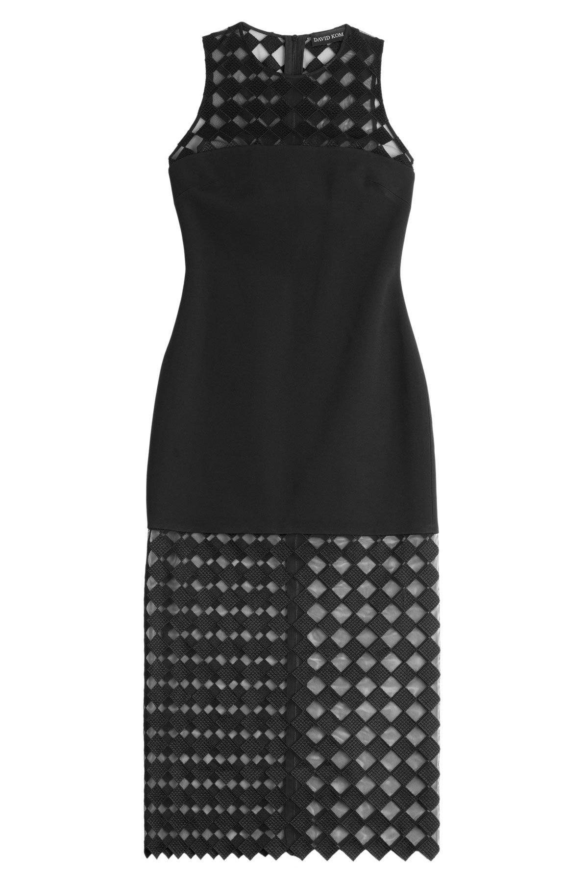 Macrame Panel Dress by David Koma