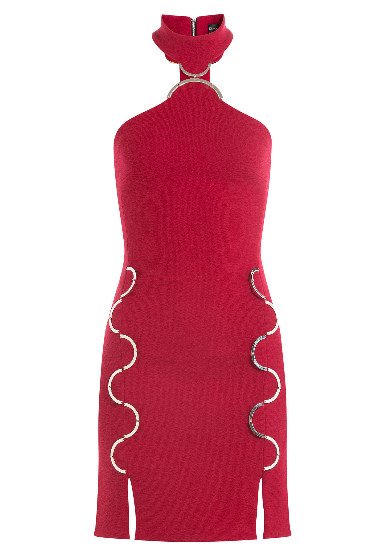 David Koma - Wool Dress with Cut-Out Detail
