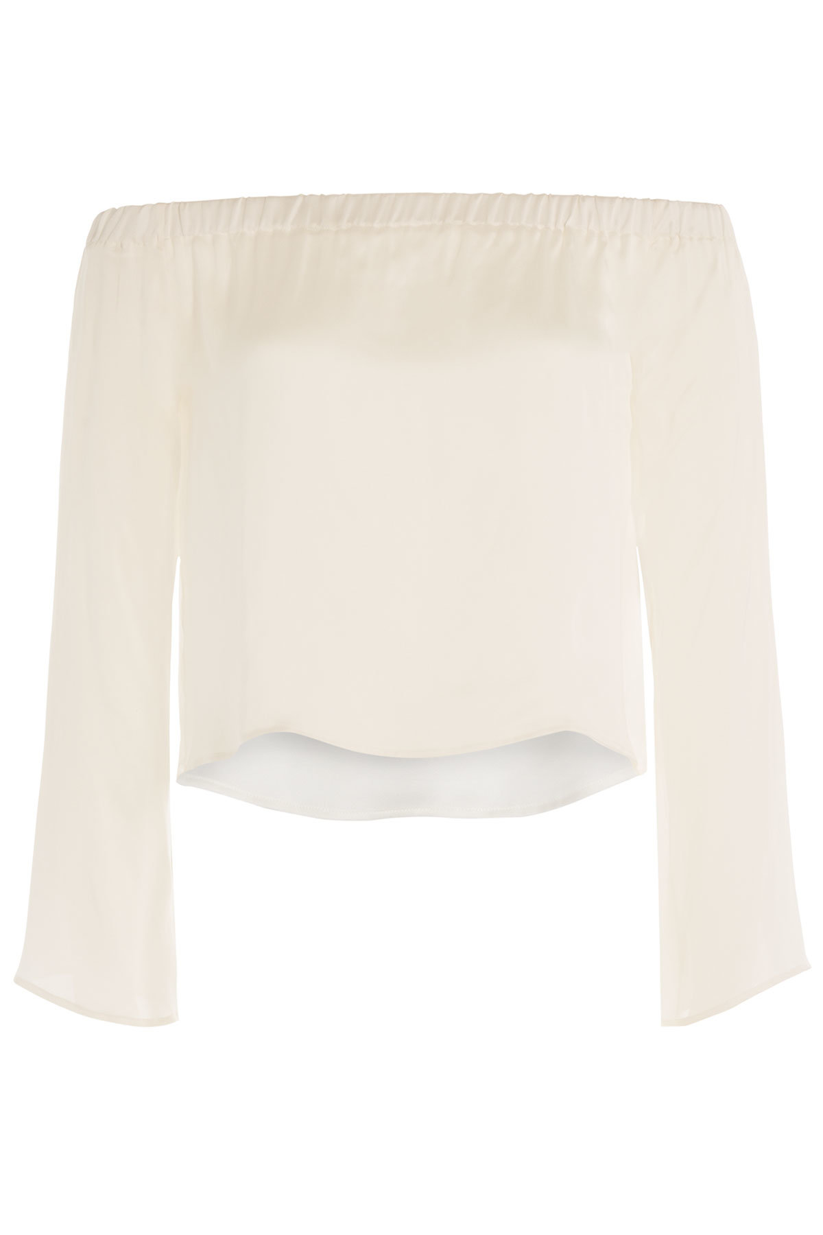 Silk Off-the-Shoulder Blouse by Deitas