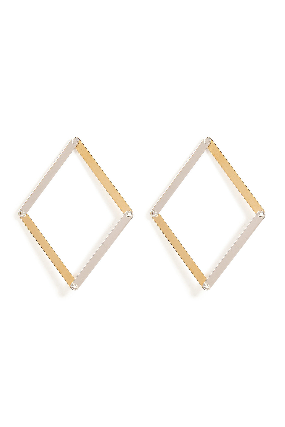 Delfina Delettrez - Silver Dettaille Unique Earrings