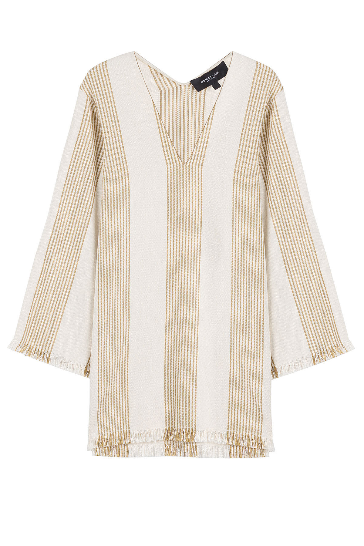 Derek Lam - Embroidered Cotton Blend Tunic Dress