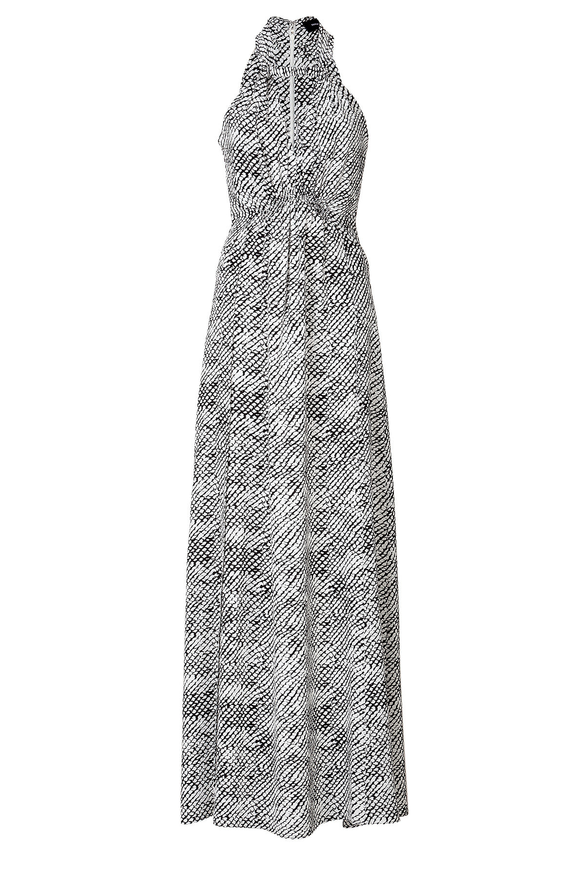 Printed Silk Halter Gown by Derek Lam