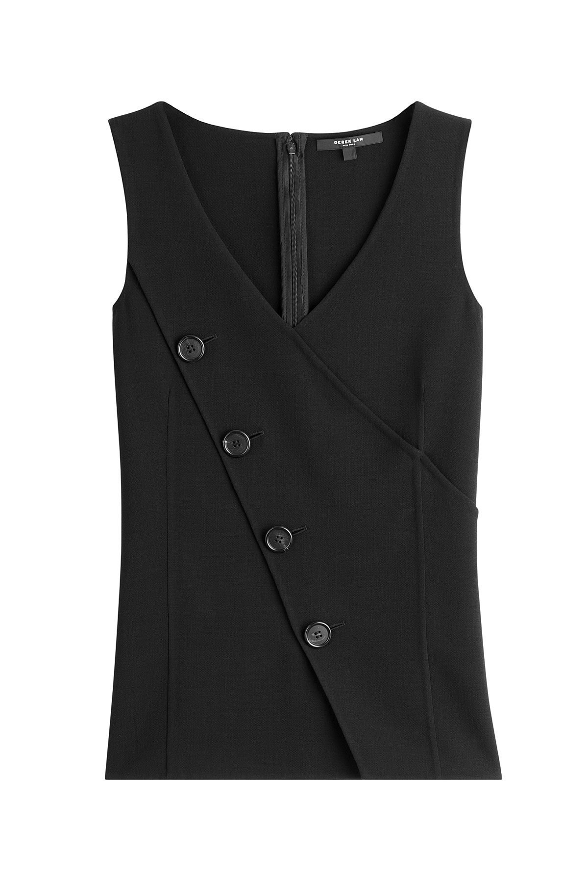 Derek Lam - Virgin Wool Top with Buttons