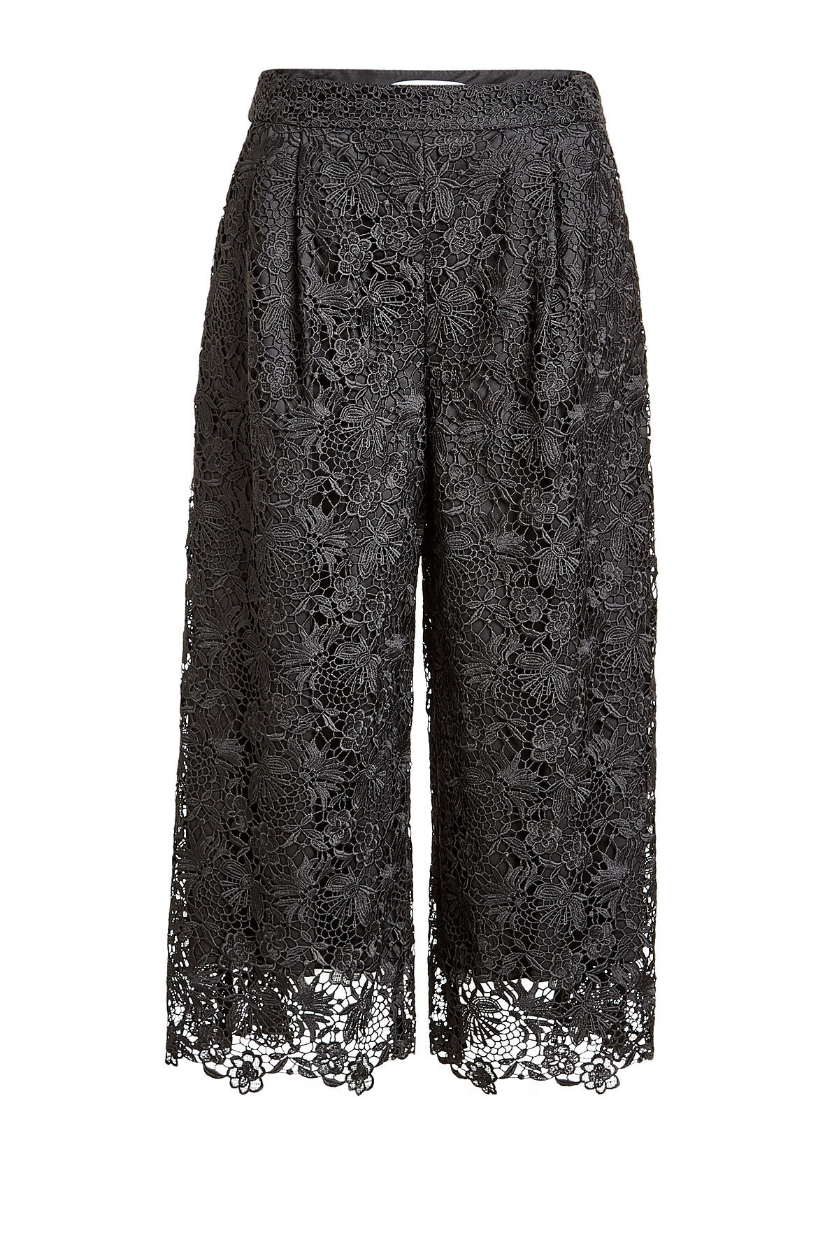 Diane von Furstenberg - Cropped Lace Pants